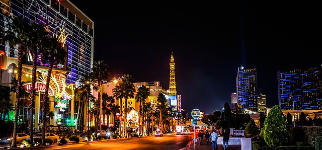 las vegas night lights