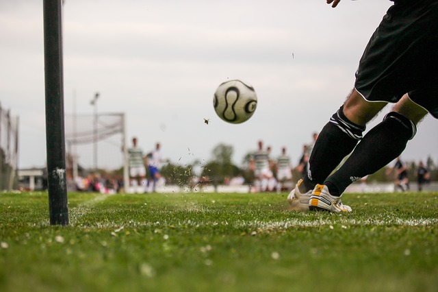 soccer ball on field