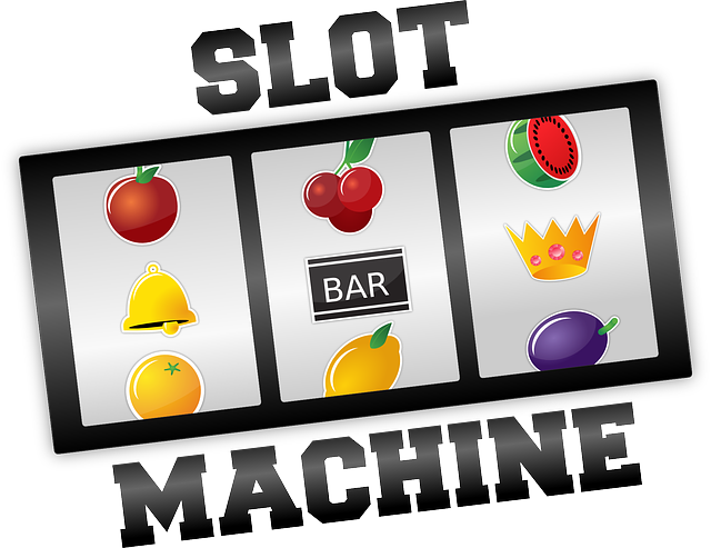 slot machine colored fruits